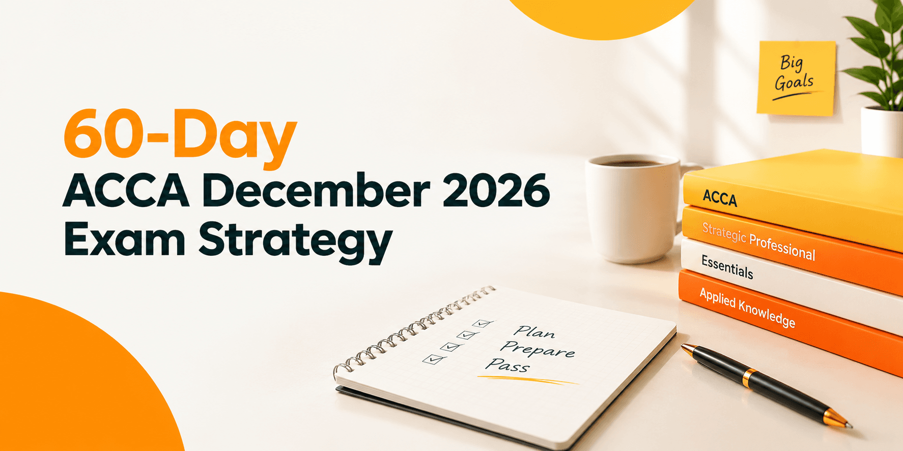60-Day ACCA December 2026 Exam Strategy: Complete Study Plan & Section C Hacks